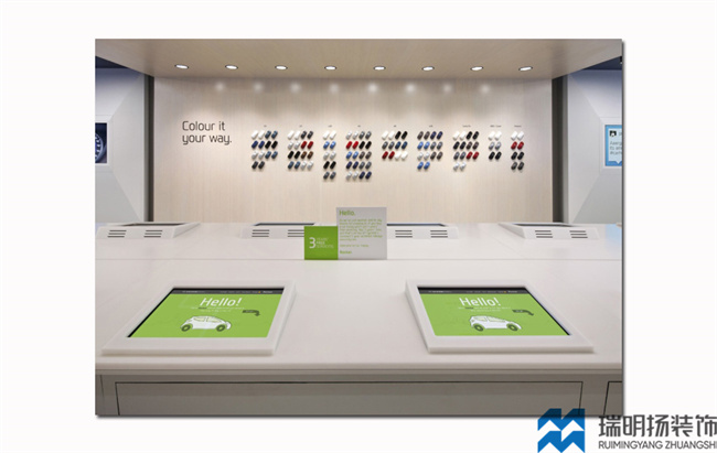 展廳設計效果圖-現代4s